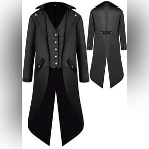 Renaissance Steampunk Tailcoat Pirate Victorian Gothic Medieval Jacket small